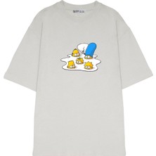 Green Mint  Oversize T-Shirt The Sımpsons Famıly