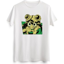 Green Mint Erkek Beyaz  T-Shirt
