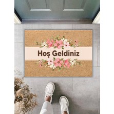 Decotorium Kapı Önü Paspası Toz Alıcı Kaydırmaz Dekoratif Ince Paspas