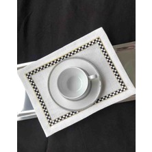 Nur Homing Damalı Tepsi Örtüsü 2'li