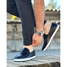 Itallano Itallano 9072  Deri Siyah Casual Erkek Ayakkabı