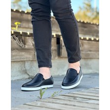 Itallano Itallano 9072  Deri Siyah Casual Erkek Ayakkabı
