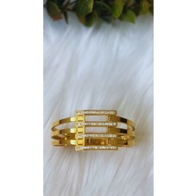Vanicci Design Cc Kadın Çelik Kaburga Kelepçe 2 Yıl Garantili Gold