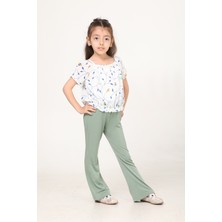 Bluence Çocuk Ispanyol Paça Pantolon