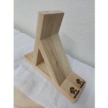 Ela Wood Working Elawoodworking Dekoratif Raf Ayağı 2'li Paket, Raf Montaj Aparatı, Ahşap Raf Standı, Raf Standı