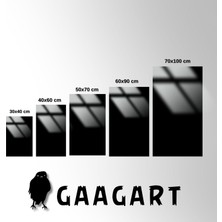 Gaagart Temperli Cam Tablo Soft Renklerde Soyut Tasarım Görseli