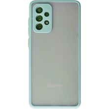 Newface Samsung Galaxy A52 Kılıf Montreal Silikon Kapak - Turkuaz