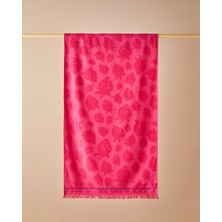 English Home Sweet Strawberry Pamuklu Plaj Havlusu 70X140 cm Fuşya