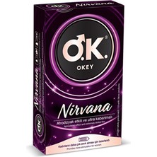 Okey Nirvana Prezervatif 10lu + Okey Nirvana Kayganlaştırıcı Jel 100ml 2li Set