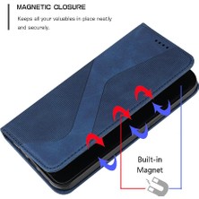 BDT Market Nokia G20 Için Kılıf Manyetik Pu Deri Folio Kapak Cüzdan Kickstand Kart (Yurt Dışından)