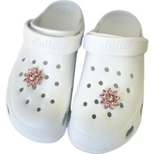 Josellini Crocs Terlik Uyumlu Çiçek Aksesuar , 2'li Crocs Taşı