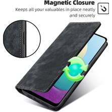 Seniee Oppo Realme Note 50 Için Telefon Kılıfı Kart Yuvalı Deri Telefon Kılıfı (Yurt Dışından)