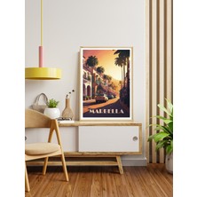 Decotorium Ahşap Çerçeveli Tablo World Cıtıes Serisi Mdf Tablo CTY/003
