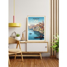 Decotorium Ahşap Çerçeveli Tablo World Cıtıes Serisi Mdf Tablo CTY/006