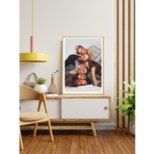 Decotorium Ahşap Çerçeveli Tablo Celebrıty Collage Serisi Mdf Tablo CEL/004