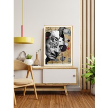 Decotorium Ahşap Çerçeveli Tablo Celebrıty Collage Serisi Mdf Tablo CEL/005