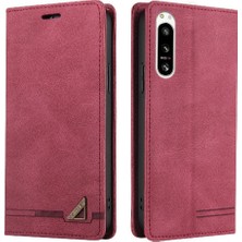 My Boutique Sony Xperia 5ıv Premium Deri Premium Deri Kickstand Için Kılıf Iki (Yurt Dışından)