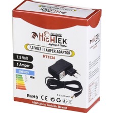 Hightek 7,5V 1A Smps Piriz Tipi Adaptör HT-1534