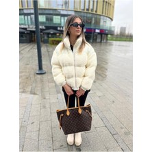 Rhones Kadın Kürklü Peluş Mont