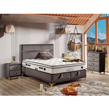 İmaj Deluxe Baza+Başlık Tek Kişilik 90X200 cm ( Yatak Dahil Değildir)