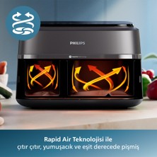 Philips NA350/00 3000 Serisi Çift Hazneli Airfryer