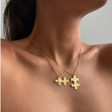 Emren Jewelry Partner In Crime Kolye 925 Ayar Gümüş (2 Adet)