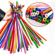 Kuzey Oyuncak Pcs Sausage Balloon Mıxed Color Vıp 100 Adet Sosis Balon Karışık Renkli Sosis Balon