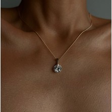 Emren Jewelry Tektaş Kadın 925 Ayar Gümüş Kolye