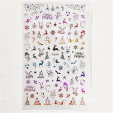 Tırnakmania Üç Boyutlu Yapışkanlı Sticker F599