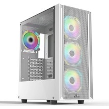 Gamebooster 650W Atx GB-G1201BW Beyaz Argb 80+ Mes