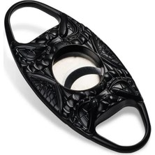 Premium Quality Pq Siyah Metal Işlemeli Puro Makası Kesici