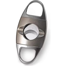 Premium Quality Pq Gümüş Gunmetal Metal Puro Makası Kesici