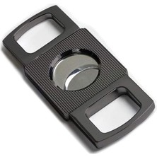 Premium Quality Pq Gunmetal Köşeli Desenli Metal Puro Makası Kesici
