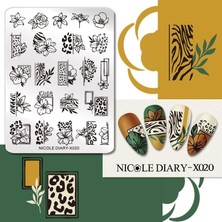 Nicole Diary Metal Stampa Tabakası X020 (57429)