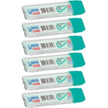 Mikro Kalem Ucu 2b 0 7 mm 6 Adet Mekanik Uçlu Otomatik Kurşun Kalem Ucu 2b 60 mm x 0 7 mm Siyah Mikro Uç Kısa