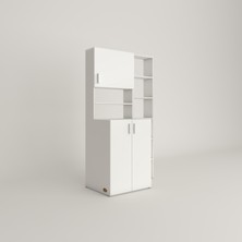 Kenzlife çamaşır makinesi dolabı kasparovmaks byz 180*096*55-20 banyo kapaklı arkalıksız