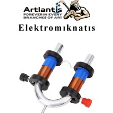 Artlantis Elektromıknatıs 1 Adet Elektromanyetik Mıknatıs Okul Deney Proje Elektro Mıknatıs