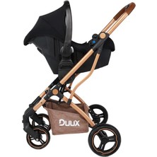 Duux One Travel Sistem Bebek Arabası Gold Kahve