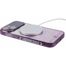 Xstep Case iPhone 15 Plus Magsafe ile Uyumlu Elektro Kaplama Ince Tpu Telefon Kılıfı (Yurt Dışından)