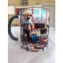 Mugs And Love Coin Tasarım Buyuk Boy Kupa