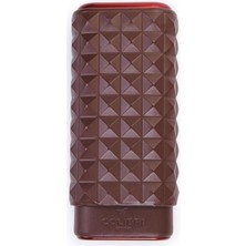 Colibri Quasar Kahverengi Üçlü Deri Puro Kılıfı(60 Ring)