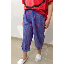 Wendy Unisex Çocuk Beli Lastikli Ve Cepli Olie Şalvar Pantolon