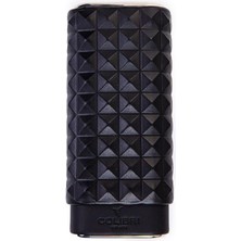 Colibri Quasar Siyah Üçlü Deri Puro Kılıfı(60 Ring)
