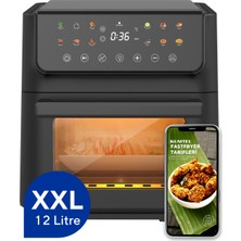 Kumtel Xxl 12 Litre Fastfryer (Yağsız Fritöz Airfryer ) Haf-10