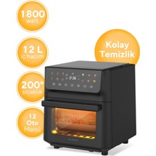 Kumtel Xxl 12 Litre Fastfryer (Yağsız Fritöz Airfryer ) Haf-10