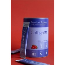 Collagen Forte Platinum Premium Powder (Toz) 5 Tip Kolajen 10.000 mg x 30 Şase, Orman Meyveli Aroma