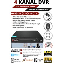 BayiCam 2 Kameralı Metal Uzay Kasa Sony Lensli 1080P Full Hd Gece Görüşlü Kamera Seti 250GB Hard Disk -2u