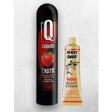 Q Liquids Çilek Aromalı 125 ml Kayganlaştırıcı Jel + Penis Kremi