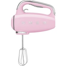 SMEG HMF01PKEU 50'S STYLE PEMBE EL MİKSERİ