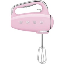 SMEG HMF01PKEU 50'S STYLE PEMBE EL MİKSERİ